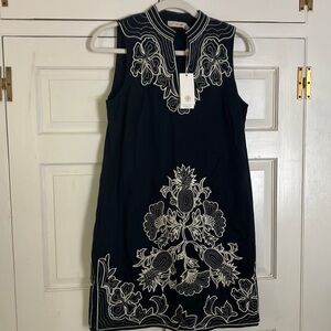 Tory Burch Embroidered Cotton Voile Dress